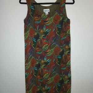 Vintage Robbie Bee 100% silk dress